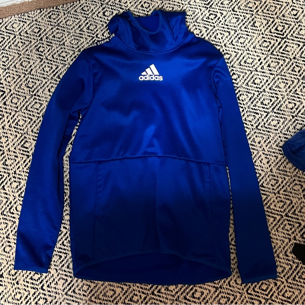 COPY - Royal blue adidas hoodie